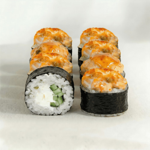 Запеченый с лососем